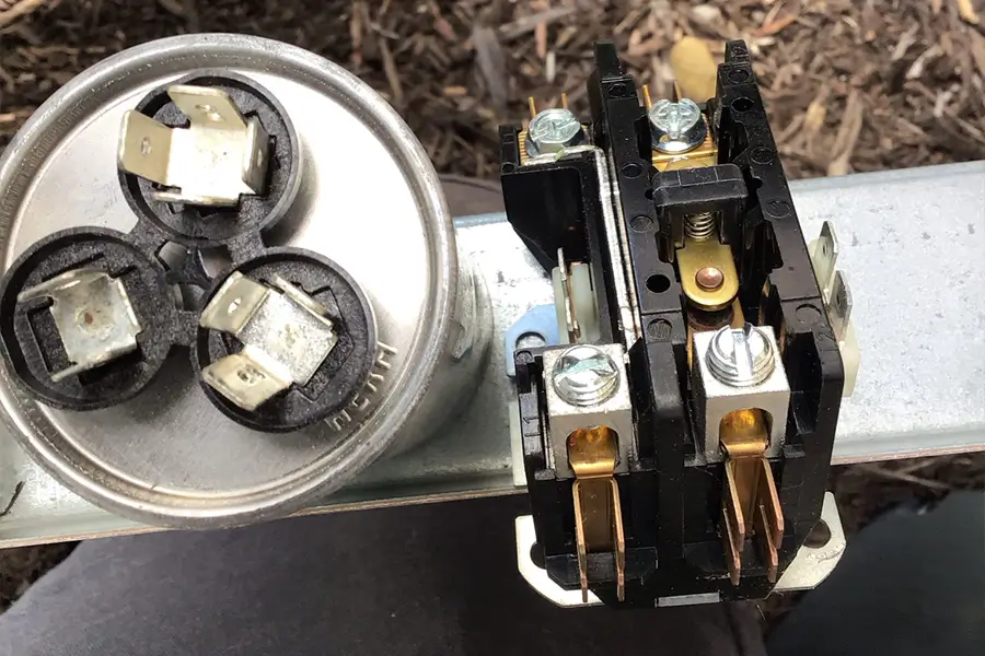 AC maintenance in progress