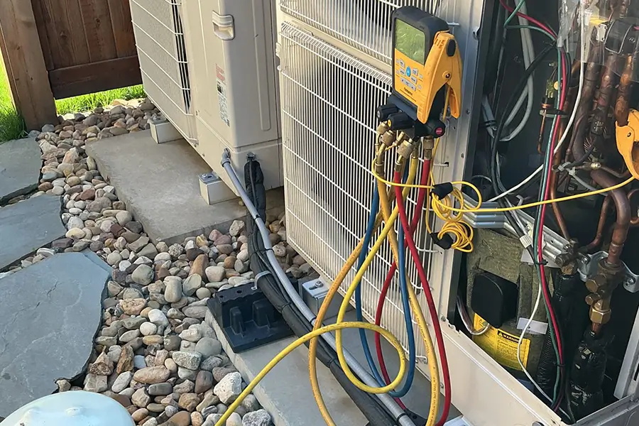HVAC Duct Work Repair in progress