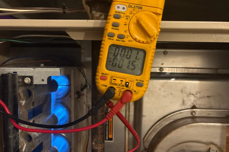 Furnace Maintenance in progress