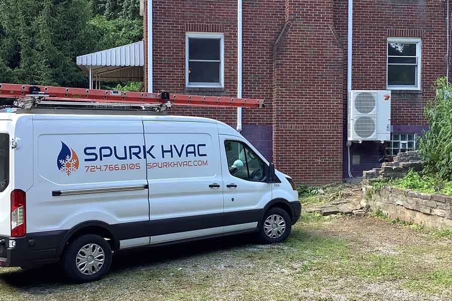 Van for IAQ service by Spurk