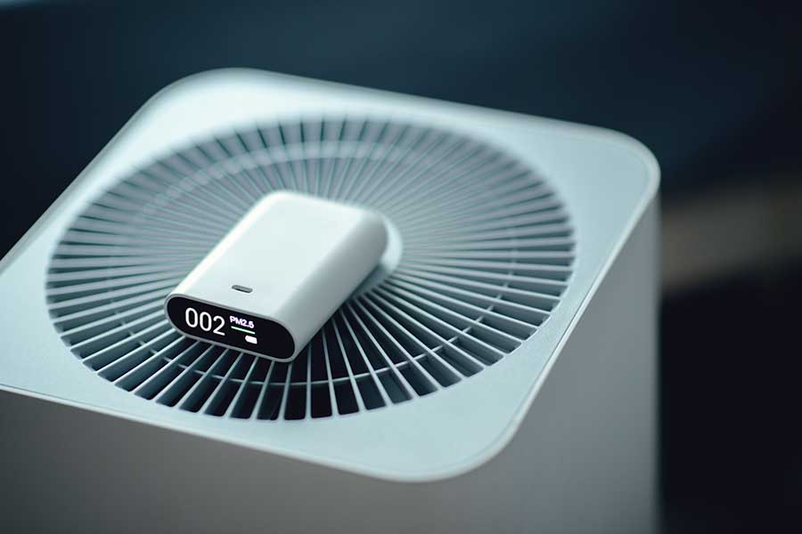 Air purifier installation successfully finished