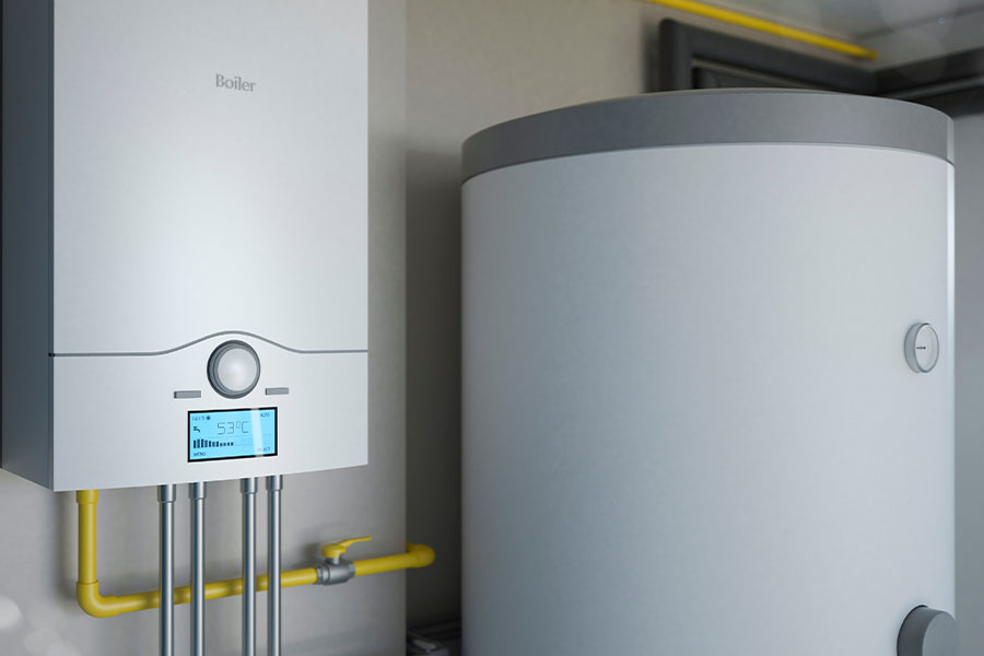 Completed boiler maintenance service