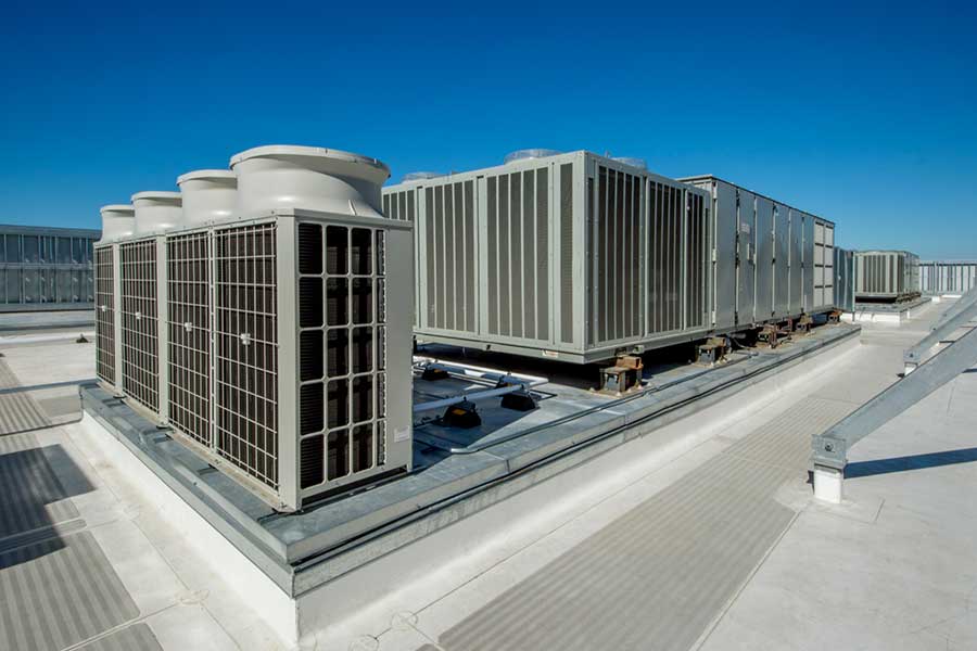 Commercial AC repair completed successfully